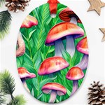 A Forest Fantasy Oval Ornament (Two Sides) Front