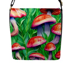 A Forest Fantasy Flap Closure Messenger Bag (l) by GardenOfOphir