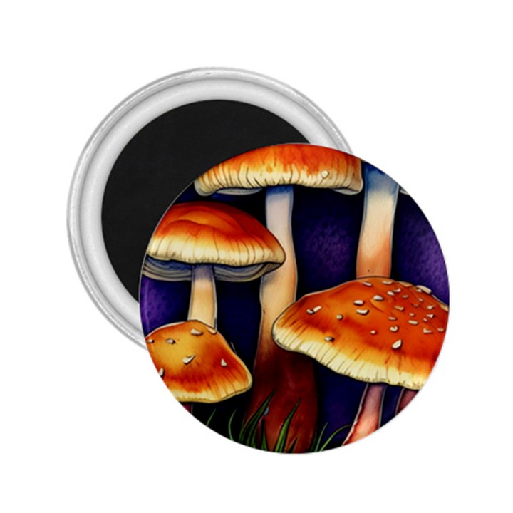 Nature s Woodsy Mushrooms 2.25  Magnets