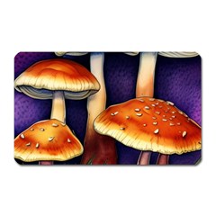 Nature s Woodsy Mushrooms Magnet (rectangular) by GardenOfOphir