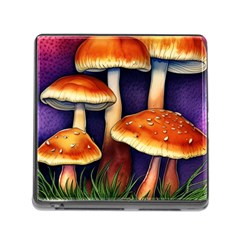 Nature s Woodsy Mushrooms Memory Card Reader (square 5 Slot) by GardenOfOphir