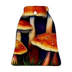 Nature s Woodsy Mushrooms Ornament (bell)