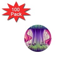 Foresty Mushrooms 1  Mini Buttons (100 Pack)  by GardenOfOphir