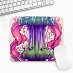 Foresty Mushrooms Large Mousepad by GardenOfOphir