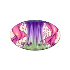 Foresty Mushrooms Sticker Oval (10 Pack) by GardenOfOphir