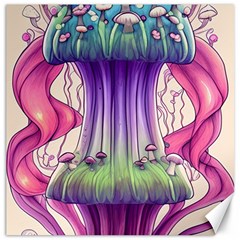 Foresty Mushrooms Canvas 20  X 20  by GardenOfOphir