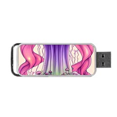 Foresty Mushrooms Portable Usb Flash (two Sides) by GardenOfOphir