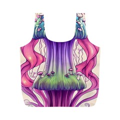 Foresty Mushrooms Full Print Recycle Bag (m) by GardenOfOphir