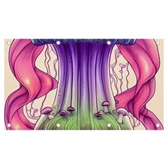 Foresty Mushrooms Banner And Sign 7  X 4  by GardenOfOphir