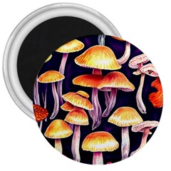 Forestcore Mushroom 3  Magnets by GardenOfOphir