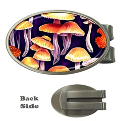 Forestcore Mushroom Money Clips (oval)  by GardenOfOphir