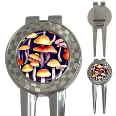 Forestcore Mushroom 3-in-1 Golf Divots by GardenOfOphir