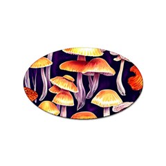 Forestcore Mushroom Sticker (oval)