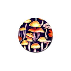 Forestcore Mushroom Golf Ball Marker by GardenOfOphir