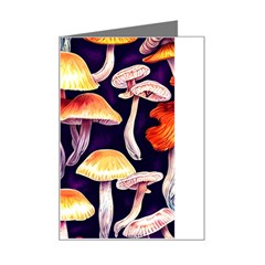 Forestcore Mushroom Mini Greeting Card by GardenOfOphir