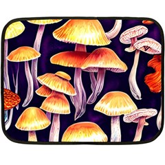 Forestcore Mushroom Fleece Blanket (mini) by GardenOfOphir