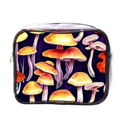 Forestcore Mushroom Mini Toiletries Bag (one Side) by GardenOfOphir