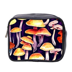 Forestcore Mushroom Mini Toiletries Bag (two Sides) by GardenOfOphir