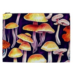 Forestcore Mushroom Cosmetic Bag (xxl) by GardenOfOphir