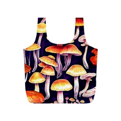 Forestcore Mushroom Full Print Recycle Bag (s) by GardenOfOphir