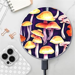 Forestcore Mushroom Wireless Fast Charger(white) by GardenOfOphir