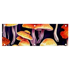 Forestcore Mushroom Banner And Sign 6  X 2  by GardenOfOphir