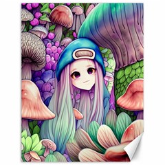 Fantasy Mushrooms Canvas 12  X 16  by GardenOfOphir