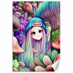 Fantasy Mushrooms Canvas 20  X 30  by GardenOfOphir