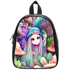 Fantasy Mushrooms School Bag (small) by GardenOfOphir