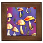 Farmcore Mushrooms Framed Tile Front