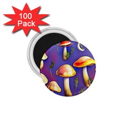 Farmcore Mushrooms 1 75  Magnets (100 Pack)  by GardenOfOphir