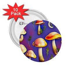 Farmcore Mushrooms 2 25  Buttons (10 Pack)  by GardenOfOphir