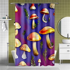 Farmcore Mushrooms Shower Curtain 48  X 72  (small)  by GardenOfOphir