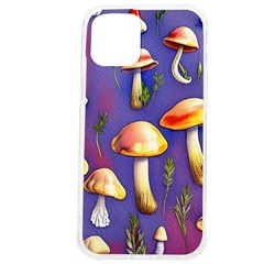 Farmcore Mushrooms Iphone 12 Pro Max Tpu Uv Print Case by GardenOfOphir