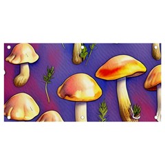 Farmcore Mushrooms Banner And Sign 4  X 2  by GardenOfOphir