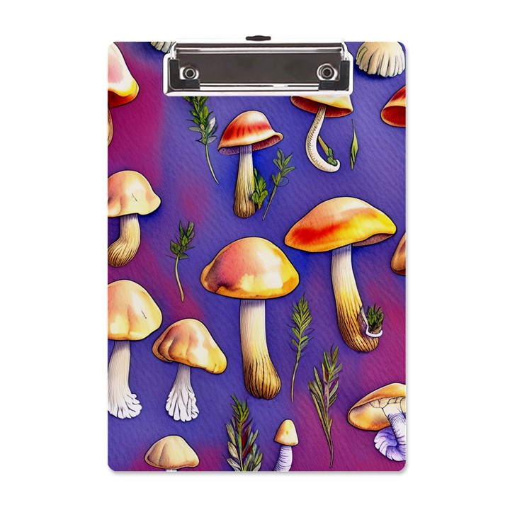 Farmcore Mushrooms A5 Acrylic Clipboard