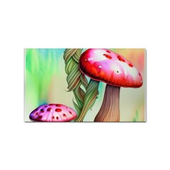 Warm Mushroom Forest Sticker Rectangular (100 Pack) by GardenOfOphir