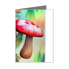 Warm Mushroom Forest Mini Greeting Card by GardenOfOphir