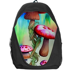 Warm Mushroom Forest Backpack Bag by GardenOfOphir