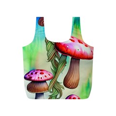 Warm Mushroom Forest Full Print Recycle Bag (s) by GardenOfOphir