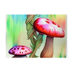 Warm Mushroom Forest Crystal Sticker (a4) by GardenOfOphir