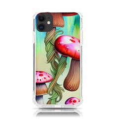 Warm Mushroom Forest Iphone 11 Tpu Uv Print Case by GardenOfOphir