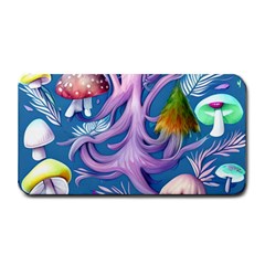 Mushroom Forest Nature Fairy Boho Medium Bar Mat by GardenOfOphir