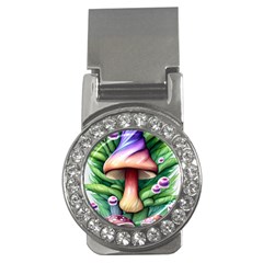 Tiny Mushroom Forest Antique Money Clips (cz)  by GardenOfOphir