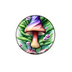 Tiny Mushroom Forest Antique Hat Clip Ball Marker (4 Pack) by GardenOfOphir