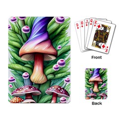 Tiny Mushroom Forest Antique Playing Cards Single Design (rectangle) by GardenOfOphir