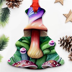 Tiny Mushroom Forest Antique Ornament (christmas Tree)  by GardenOfOphir