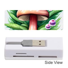 Tiny Mushroom Forest Antique Memory Card Reader (stick) by GardenOfOphir