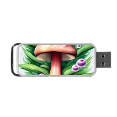 Tiny Mushroom Forest Antique Portable Usb Flash (two Sides) by GardenOfOphir