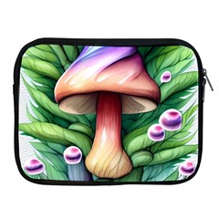 Tiny Mushroom Forest Antique Apple Ipad 2/3/4 Zipper Cases by GardenOfOphir